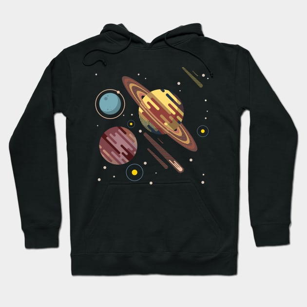 Space Exploration V2 Hoodie by WalterPfander50